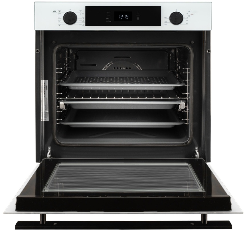 Электрический духовой шкаф De’Longhi DEO 755 BB RAMONA 59 см, 72 л гриль конвекция, белый фото 14