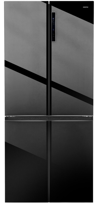 Многокамерный холодильник Centek CT-1746 NF Black Glass фото 1