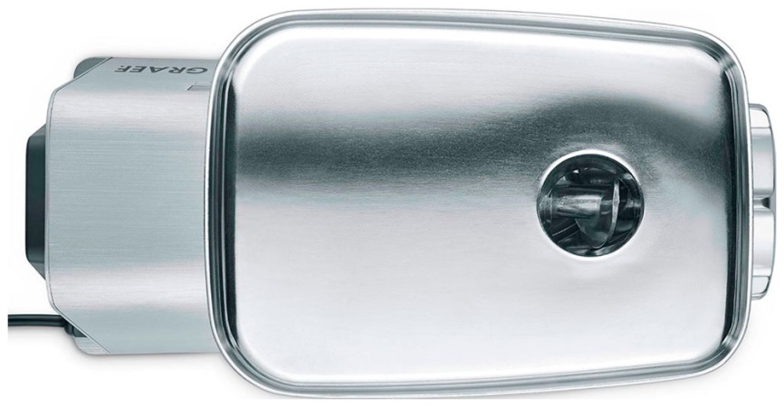 Мясорубка Graef FW 500 silber, дисплей, до 2,5 кг/мин, 2 скорости, реверс фото 2