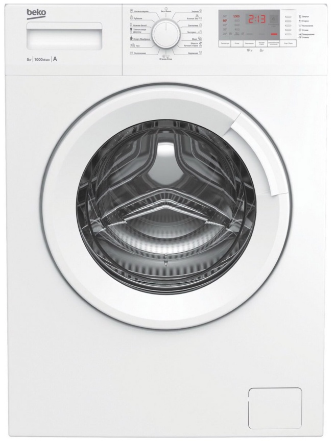 Стиральная машина Beko WRS5512BWW автомат 5 кг, белый фото 1