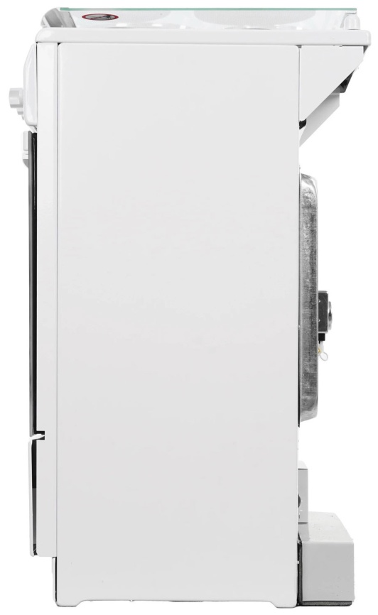 Электроплита De luxe 5004.10 экр-001 50 см, 43 л, 4 конфорки, белый фото 4