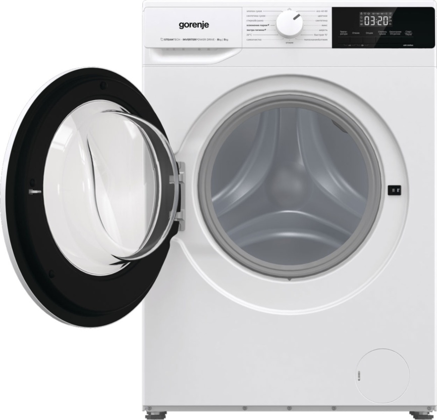 Стиральная машина с сушкой Gorenje W3D2A854ADS/R автомат 8 кг, белый фото 5