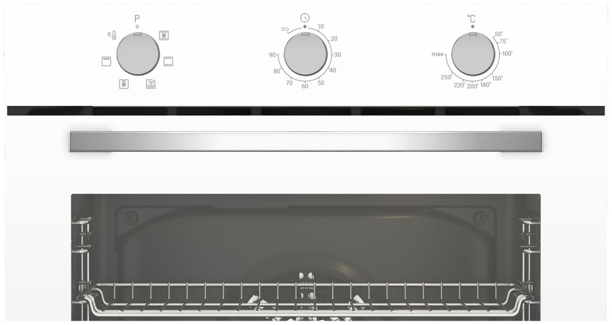 Электрический духовой шкаф Indesit IFE 3634 WH 59 см, 72 л гриль конвекция, белый фото 5