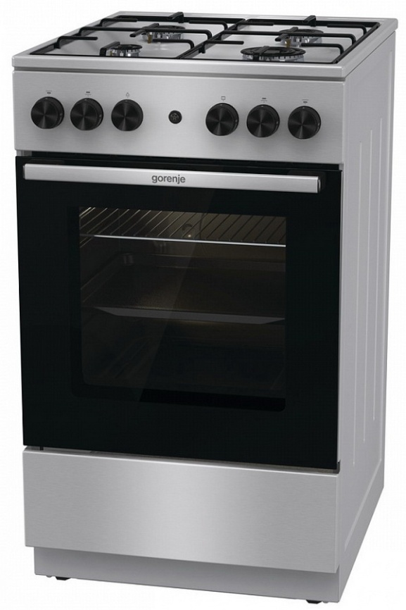 Газовая плита Gorenje GGI5A21XJ 61 л, 4 конфорки, серебристый фото 7