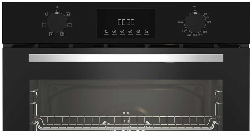 Электрический духовой шкаф Indesit IFE 3644 BL 59 см, 72 л, гриль и конвекция, черный фото 3