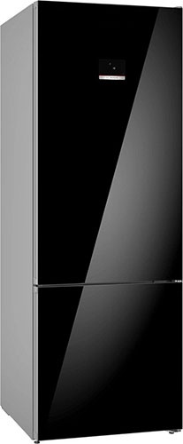 Двухкамерный холодильник Bosch KGN56LB31U No frost, черный фото 1