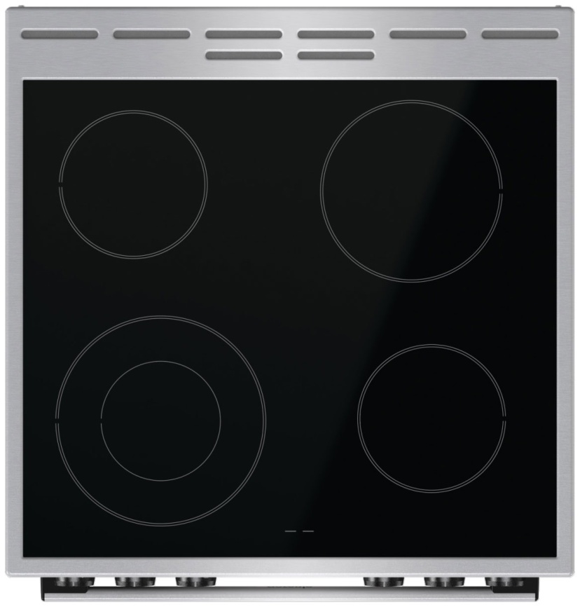 Электроплита Gorenje GECS6C70XC 60 см, 4 конфорки, серебристый фото 8