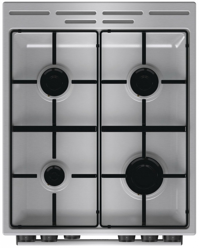 Газовая плита Gorenje GGI5A21XJ 61 л, 4 конфорки, серебристый фото 3