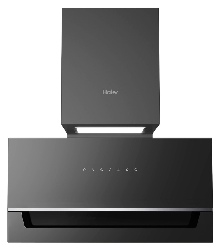 Вытяжка Haier HVX-W682CBX 296 Вт 3 режима работы, сенсорное управление,  черный фото 1