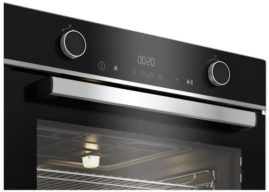 Электрический духовой шкаф Beko BBVM13400XDS 59 см, 72 л, гриль и конвекция, черный фото 3