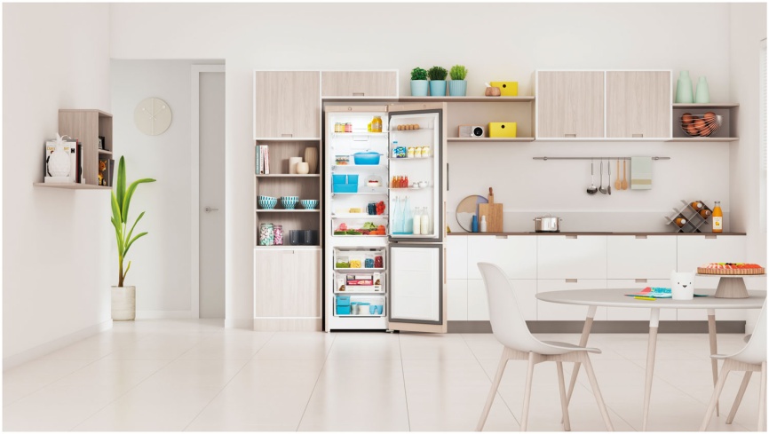 Двухкамерный холодильник Indesit ITR 4200 E No frost, бежевый фото 10