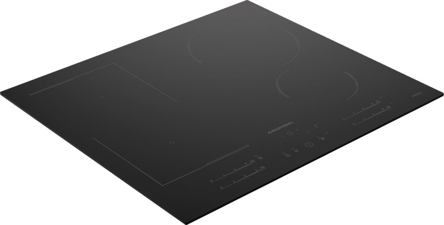 Электрическая варочная панель Grundig GIEI627474PN 59 см, 4 конфорки стеклокерамика, черный фото 6