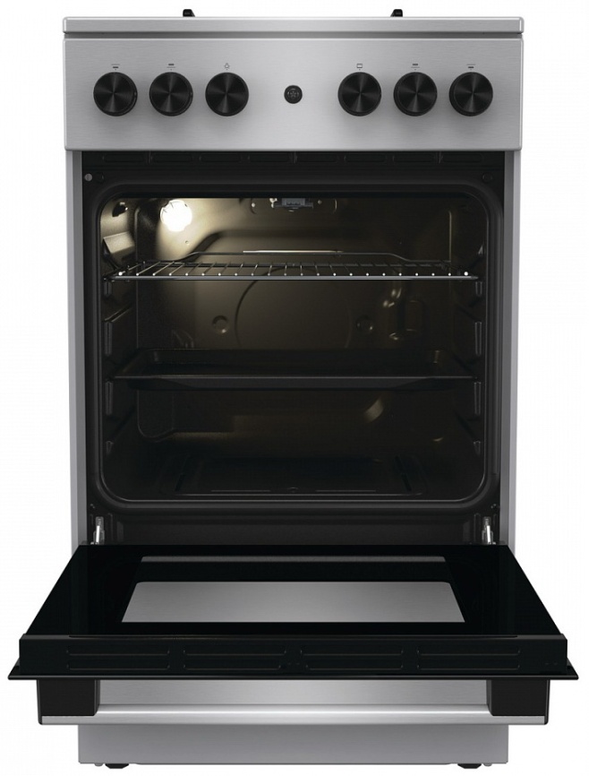 Газовая плита Gorenje GGI5A21XJ 61 л, 4 конфорки, серебристый фото 4