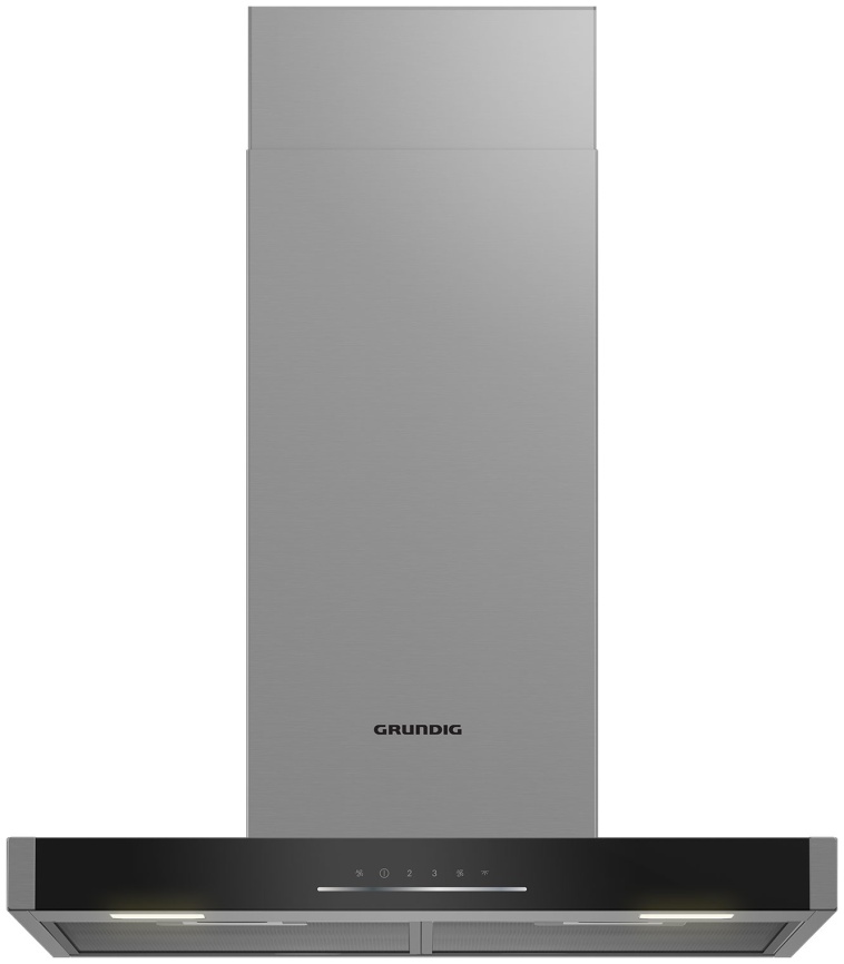 Вытяжка Grundig GDKP2464BBSC, сенсорное управление, 710м3/ч, черная фото 1