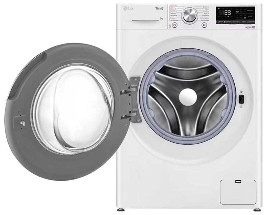 Стиральная машина LG F2V9FW9W 9 кг, белый фото 2