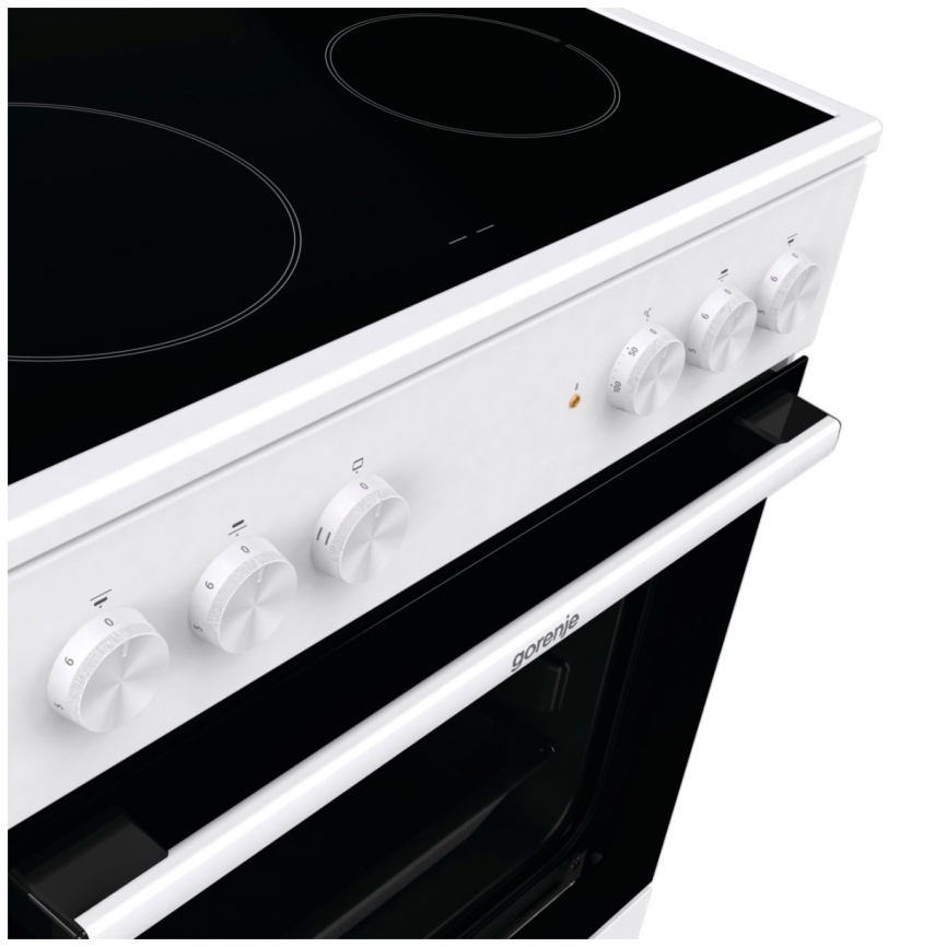 Электроплита Gorenje GEC6A11WG 60 см, 4 конфорки, белый фото 9