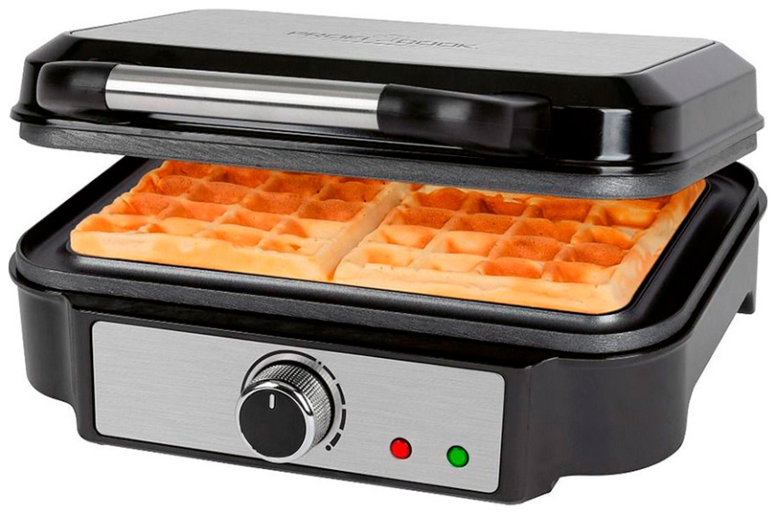 Вафельница Profi Cook PC-WA 1241 inox, термостат, мощность 1200 Вт фото 2