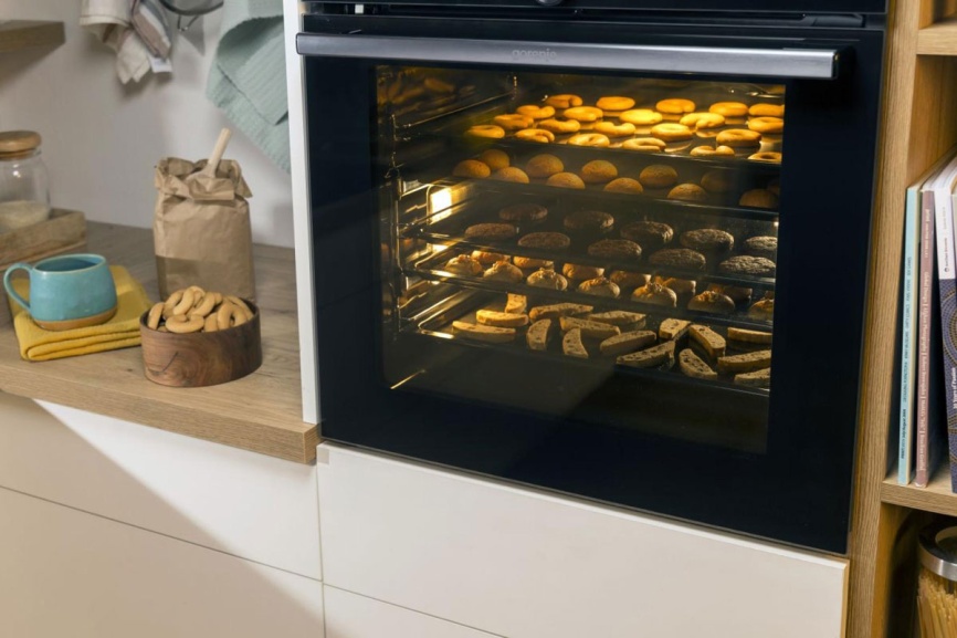 Электрический духовой шкаф Gorenje BOSX6737E09BG 59 см, 77 л, гриль и конвекция, черный фото 9