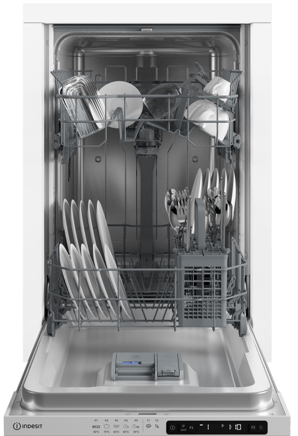 Встраиваемая посудомоечная машина Indesit DIS 1C59, половинная загрузка фото 3