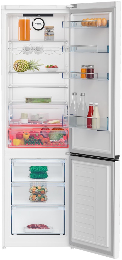 Двухкамерный холодильник Beko Двухкамерный холодильник Beko B3DRCNK402HW No frost, 403 л, белый фото 2