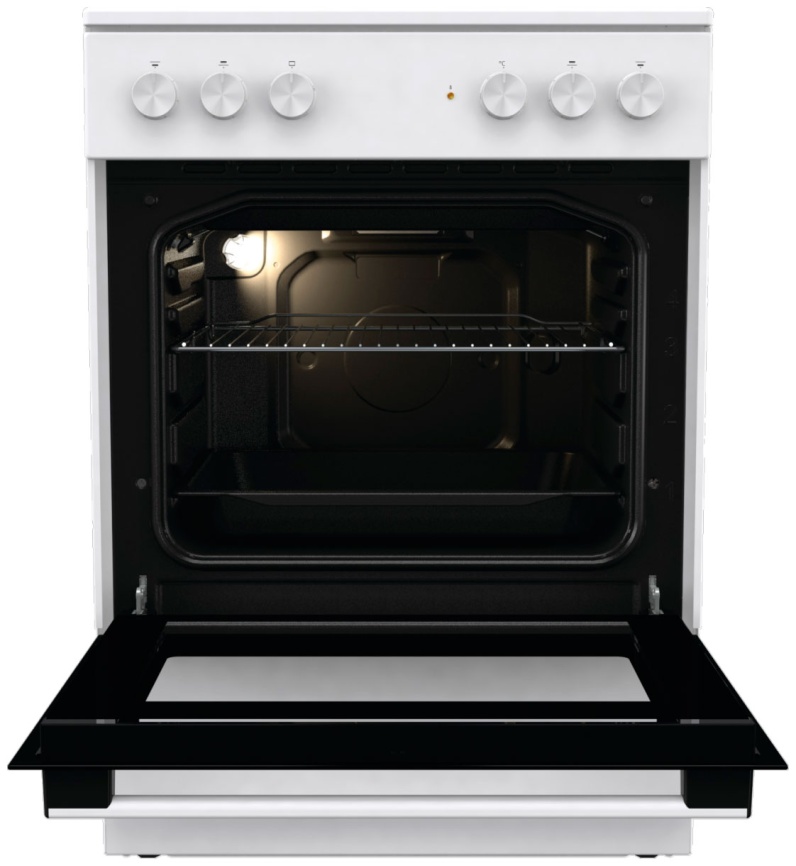 Электроплита Gorenje GEC6A11WG 60 см, 4 конфорки, белый фото 7