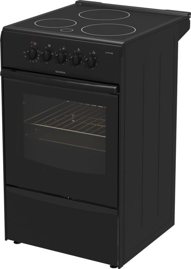 Электроплита Darina 1B EC 331 606 At 50 см, 3 конфорки, антрацит фото 3