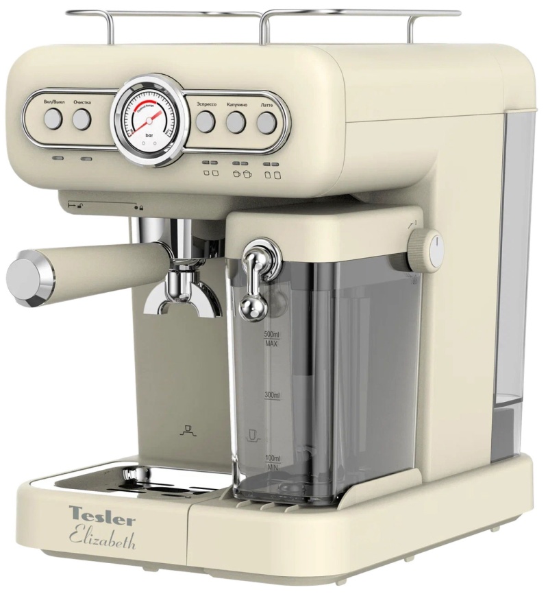 Кофеварка Tesler ECM-250 BEIGE фото 1