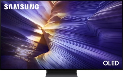 Телевизор Samsung QE65S90FAEXRU, 65 дюймов, 3840x2160 (4K Ultra HD), черный фото 1