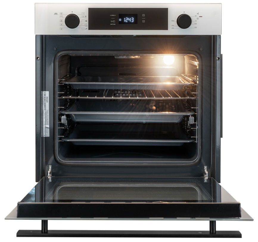 Электрический духовой шкаф De’Longhi DEO 755 BB RAMONA 59 см, 72 л гриль конвекция, белый фото 12