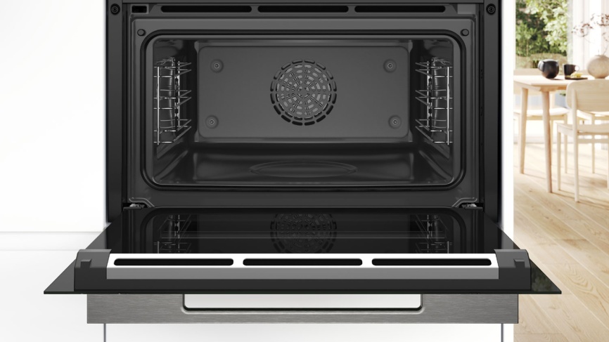 Электрический духовой шкаф Bosch CSG7364B1 59 см, 47 л, гриль и конвекция, черный фото 3
