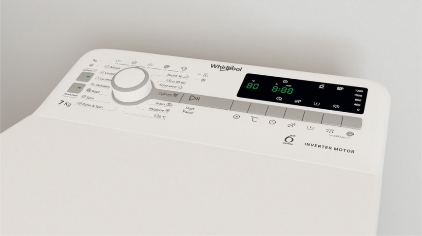 Стиральная машина Whirlpool TDLR 7231BS EU/N 7 кг, белый фото 6