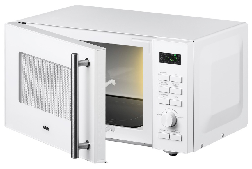 Микроволновая печь - СВЧ BBK 23MWS-951T/W, белый фото 8