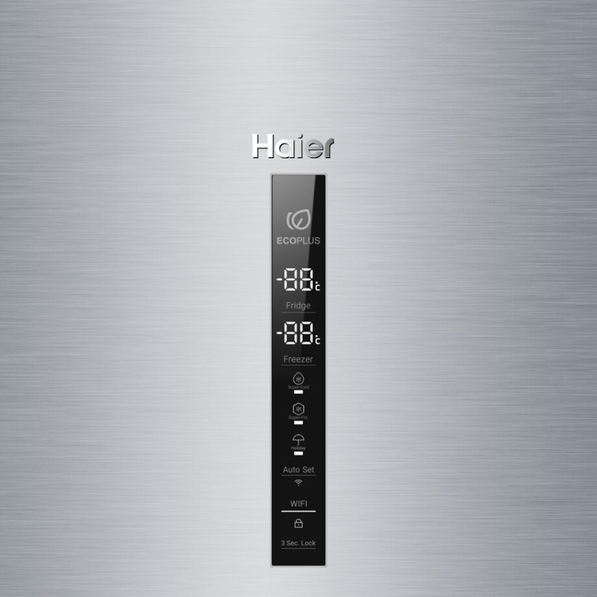 Двухкамерный холодильник Haier C2F637CXRGU1 No frost, серый металлик фото 6