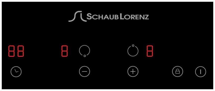 Электрическая варочная панель Schaub Lorenz SLK CY 30 T5 30 см, 2 конфорки стеклокерамика, черный фото 2