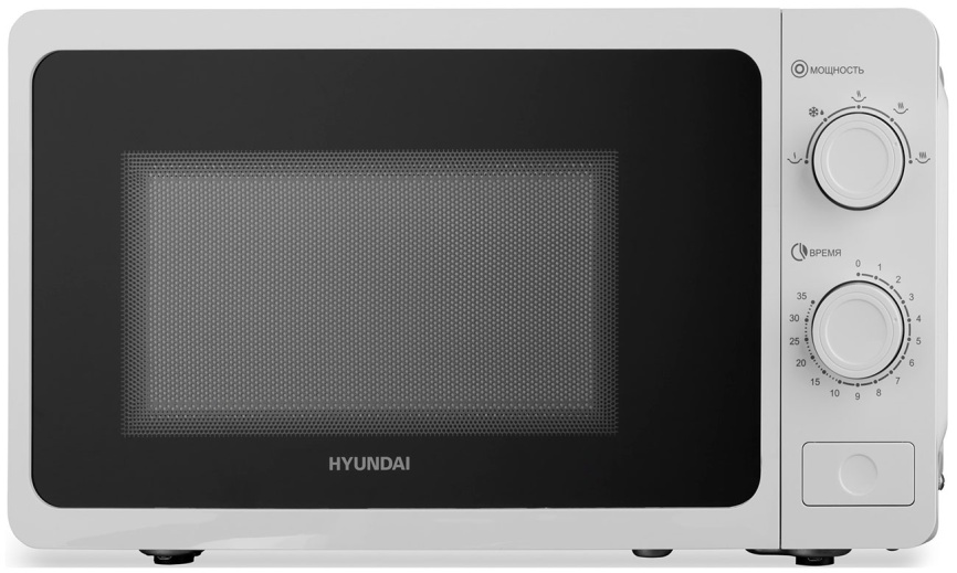 Микроволновая печь - СВЧ Hyundai HYM-M2009 20 л. 700 Вт, белый фото 2