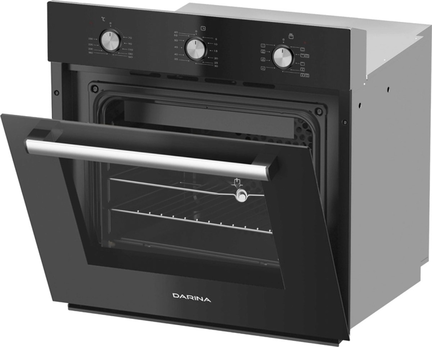 Электрический духовой шкаф Darina 1V5 BDE 111 705 B 59 см, 50 л, гриль и конвекция, черный фото 4