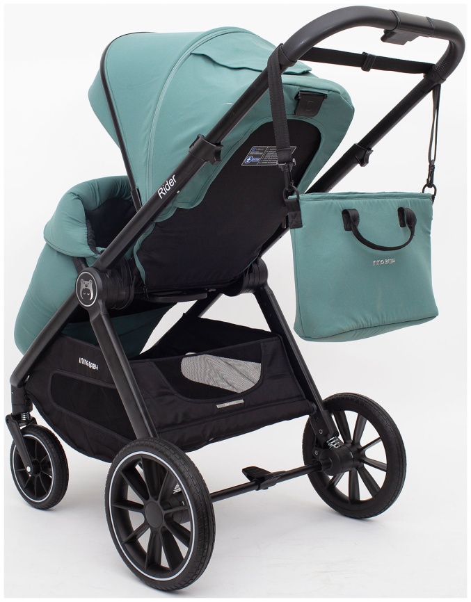 Коляска 2 в 1 Ining Baby KR345 Plus green фото 4