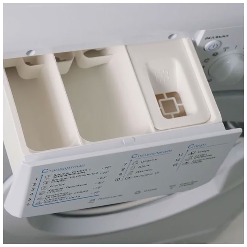 Стиральная машина Indesit IWUD 4105 (CIS) автомат 4 кг, белый фото 6