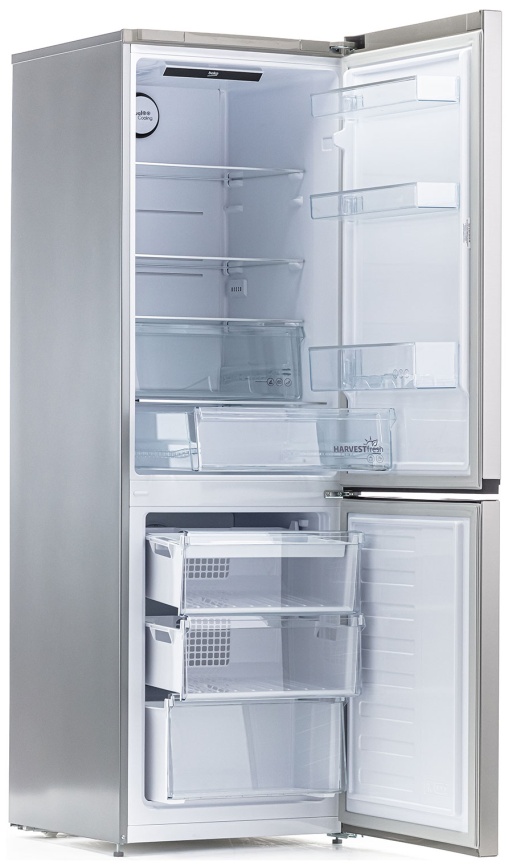 Двухкамерный холодильник Beko B3RCNK362HX No frost, серый металлик фото 11