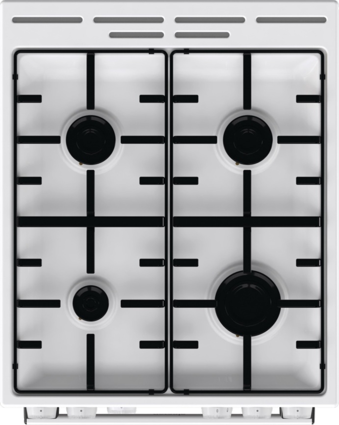 Газовая плита Gorenje GG5A12WH 50 см, 70 л, 4 конфорки, белый фото 8