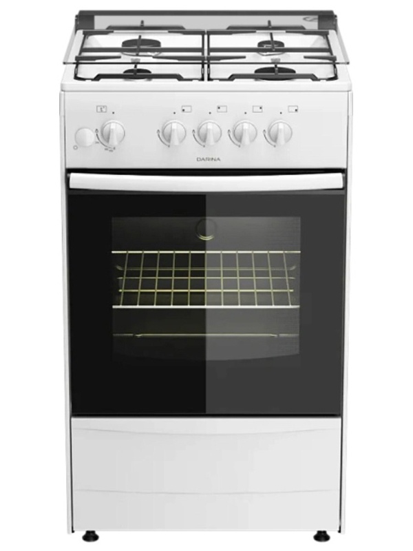 Газовая плита Darina 1B GM 441 105 W 50 см, 50 л, 4 конфорки, белый фото 3