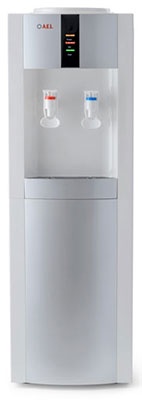 Кулер для воды напольный AEL LD-AEL-47c white/silver с шкафчиком фото 4