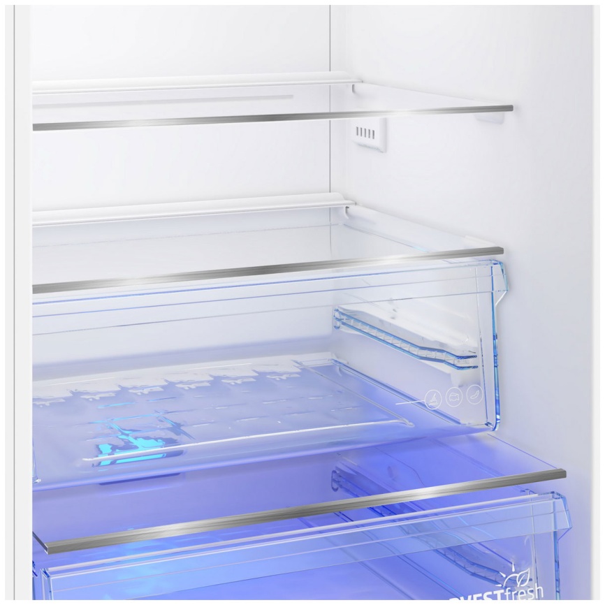 Двухкамерный холодильник Beko B3RCNK402HX No frost, серый металлик фото 6