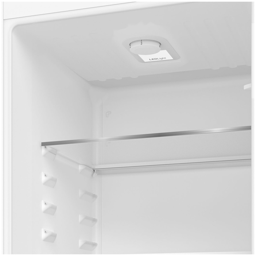 Встраиваемый двухкамерный холодильник Hotpoint HBH 18 No frost, белый фото 2