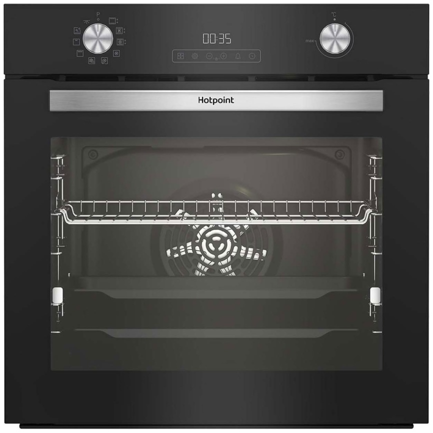 Электрический духовой шкаф Hotpoint FE8 831 JSH BLG 59 см, 72 л, гриль и конвекция, черный фото 1