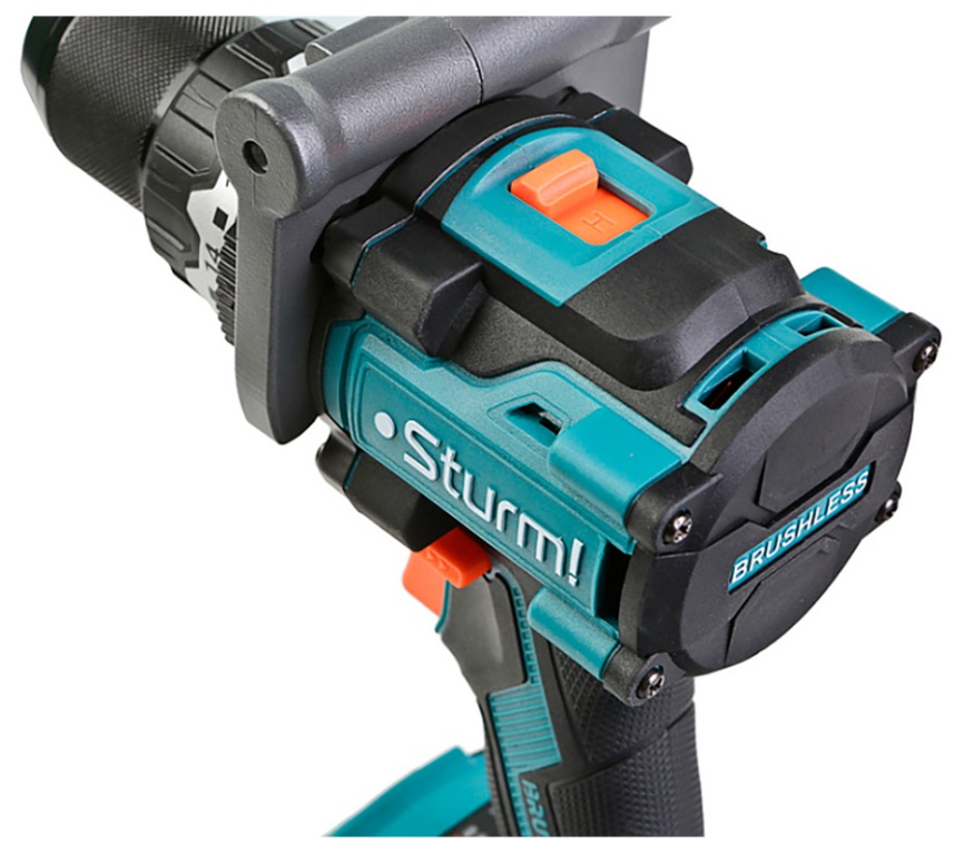 Дрель аккумуляторная Sturm! CD1655BLI, б/щ, 18 В 1BatterySystem, 130 Нм, 1х4.0 Ач, кейс фото 6