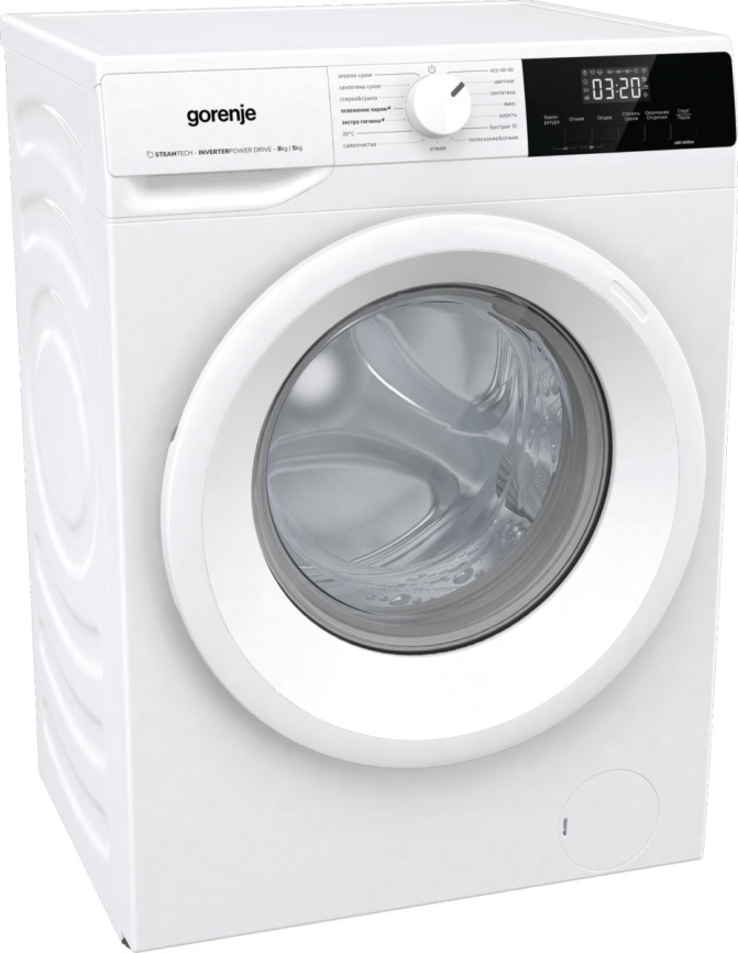 Стиральная машина с сушкой Gorenje W3D2A854ADS/R автомат 8 кг, белый фото 6