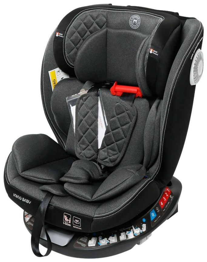 Автокресло Ining Baby KRC001 black фото 1
