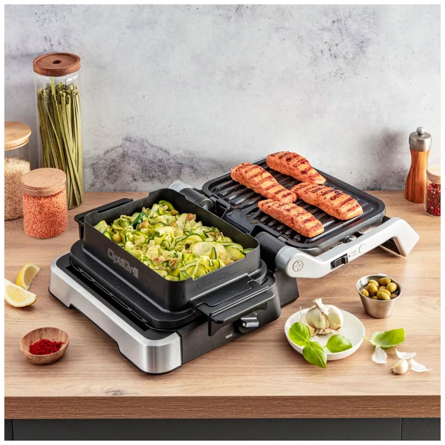 Насадка для запекания Tefal Optigrill, XA732810, черный фото 15