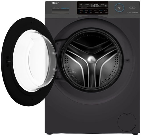 Стиральная машина Haier HW70-BP12969DE 7 кг, темно-серебристый фото 1